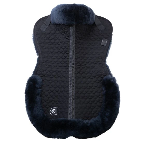 Werner Christ Sattelunterleger Standard Edging Schwarz/Naturell 7 Werner Christ Sattelunterleger Standard Edging Schwarz/Naturell – Bild 5